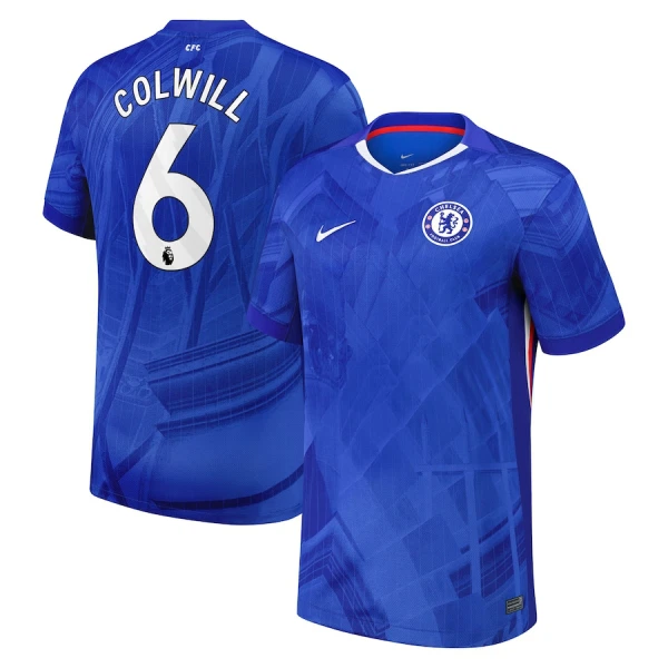 Matchtröjor Fotboll Herr Chelsea Hemmatröja 2025/26 Levi Colwill 6
