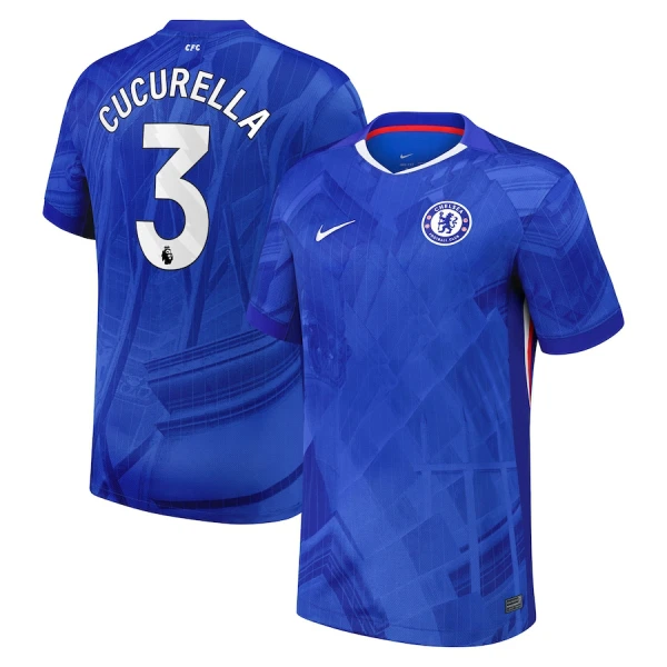 Matchtröjor Fotboll Herr Chelsea Hemmatröja 2025/26 Marc Cucurella 3