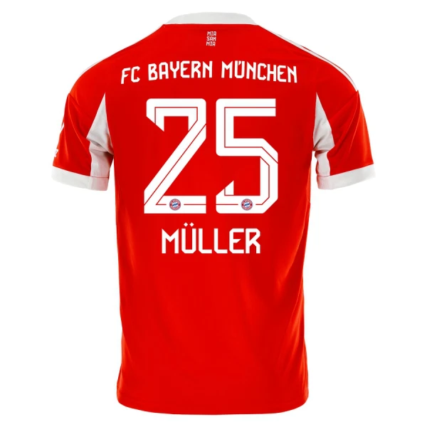 Billiga Fotbollströjor FC Bayern München Hemmatröja 2025/26 Thomas Müller 25