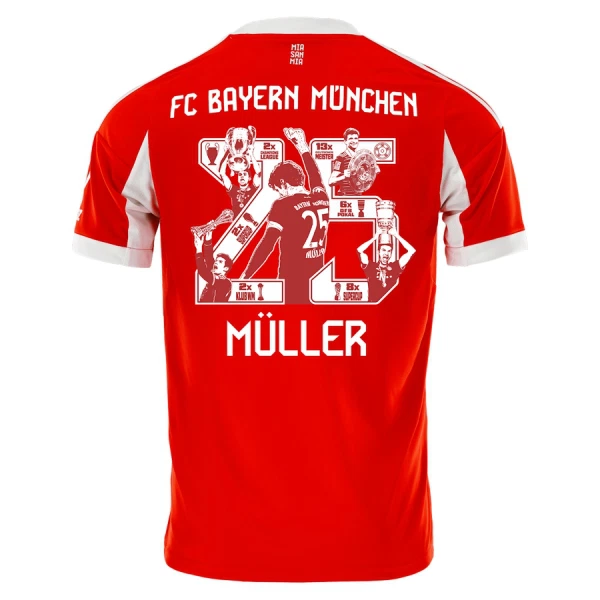 FC Bayern München Hemmatröja 2025/26 Herr Specialutgåva Thomas Müller 25