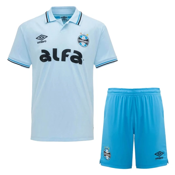 Billiga Fotbollströjor Barn Grêmio FBPA Bortatröja 2025/26 Kortärmad