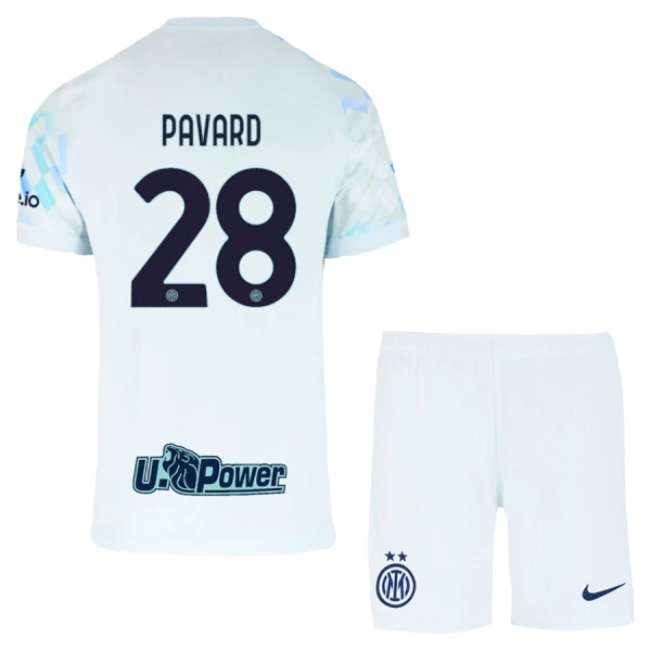 Billiga Fotbollströjor Barn Inter Milan Bortatröja 2025/26 Benjamin Pavard 28