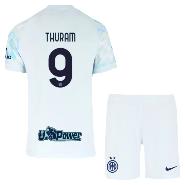 Billiga Fotbollströjor Barn Inter Milan Bortatröja 2025/26 Fotbollsset Marcus Thuram 9