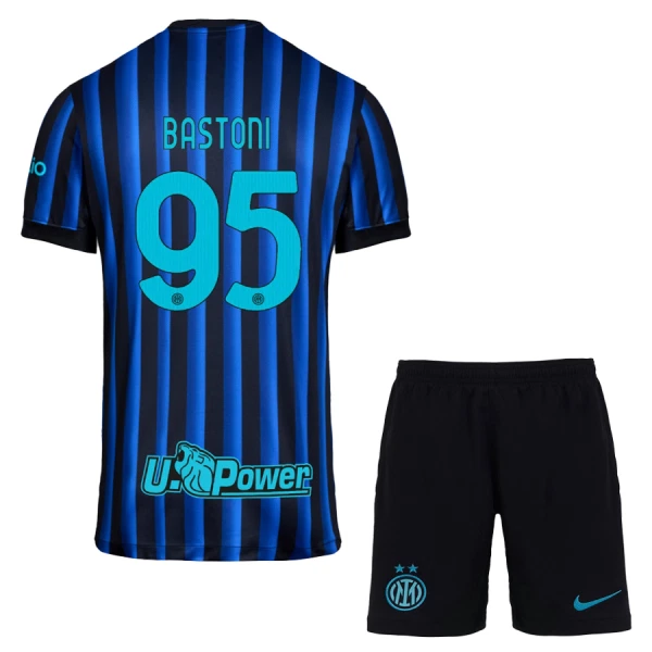 Fotbollsset Barn Inter Milan Hemmatröja 2025/26 Alessandro Bastoni 95