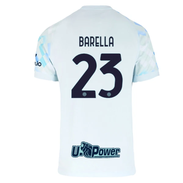 Billiga Fotbollströjor Herr Inter Milan Bortatröja 2025/26 Nicolò Barella 23