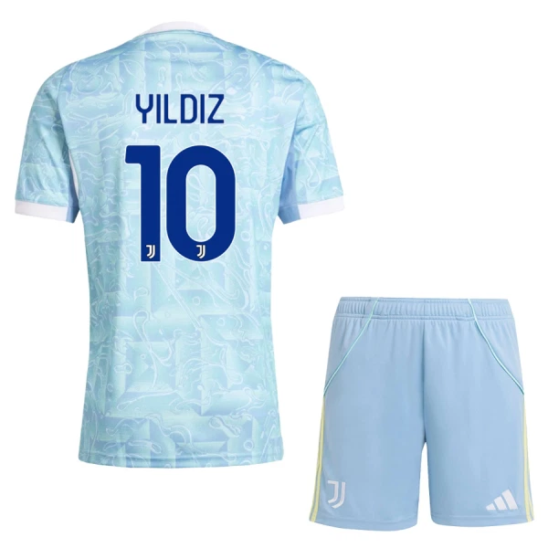 Köpa Fotbollsset Barn Juventus Bortatröja 2025/26 Kenan Yıldız 10