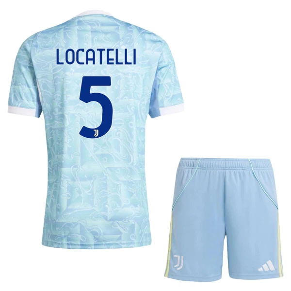 Fotbollströjor Billigt Barn Juventus Bortatröja 2025/26 Manuel Locatelli 5