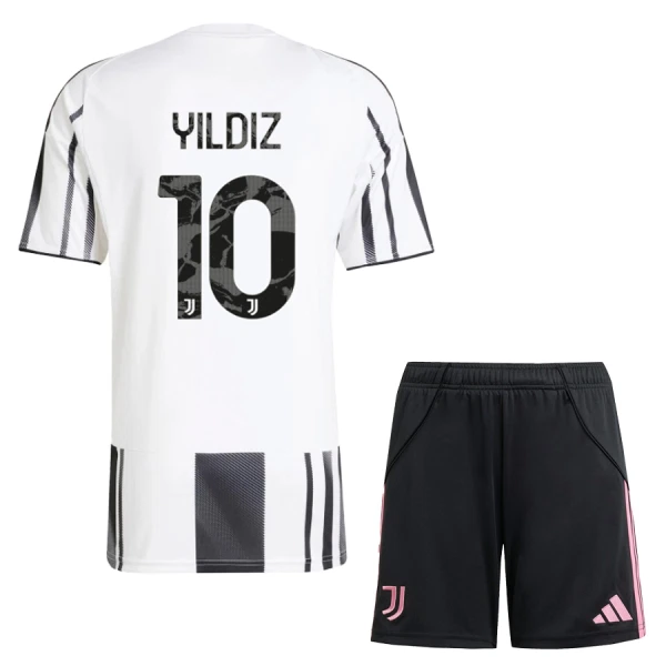 Billiga Fotbollströjor Barn Juventus Hemmatröja 2025/26 Fotbollsställ Kenan Yıldız 10
