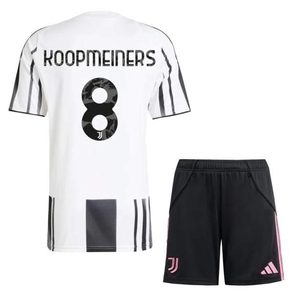 Fotbollskläder Set Barn Juventus Hemmatröja 2025/26 Teun Koopmeiners 8