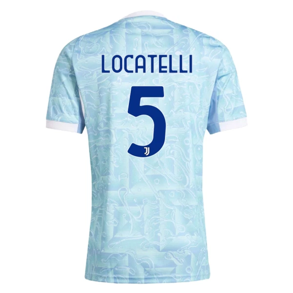 Fotbollströja med namn Manuel Locatelli 5 Juventus Herr Bortatröja 2025/26
