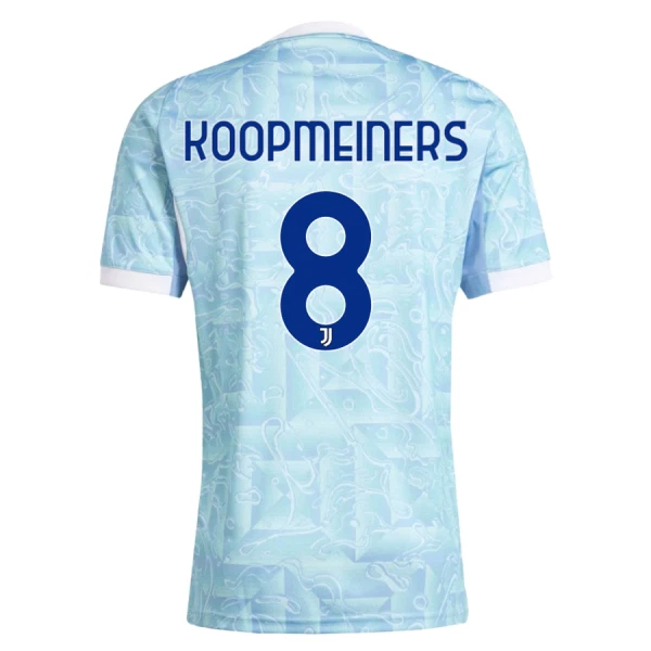 Fotbollströja med namn Teun Koopmeiners 8 Juventus Herr Bortatröja 2025/26