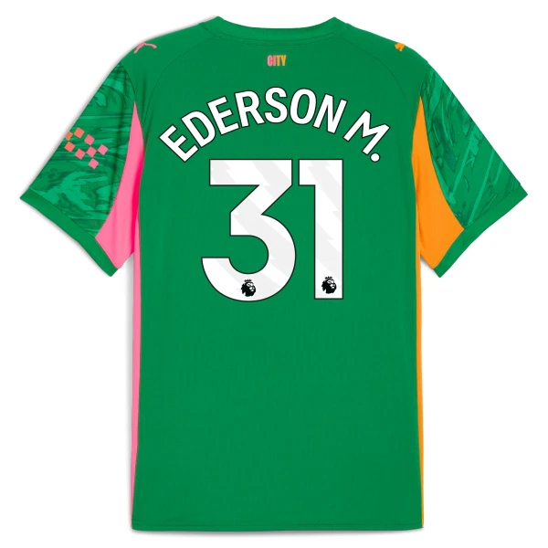 Manchester City Herr Målvakt Hemmatröja 2025/26 Grön Ederson M. 31