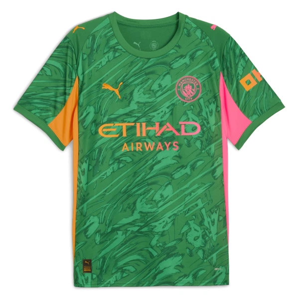 Fotbollströjan Herr Manchester City Målvakt Hemmatröja 2025/26 Grön