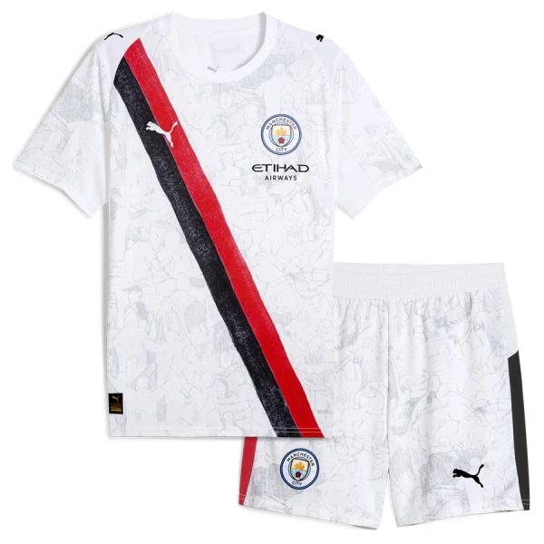 Fotbollskläder set Barn Manchester City Hemmatröja Special Edition 2025/26