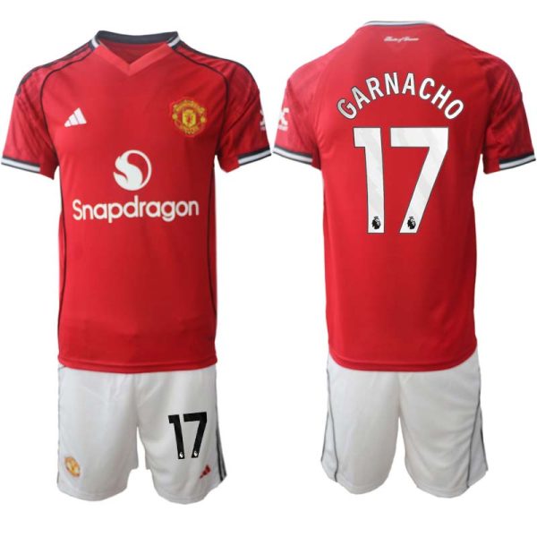 Fotbollskläder Herr Manchester United Hemmaställ 2025/26 Alejandro Garnacho 17