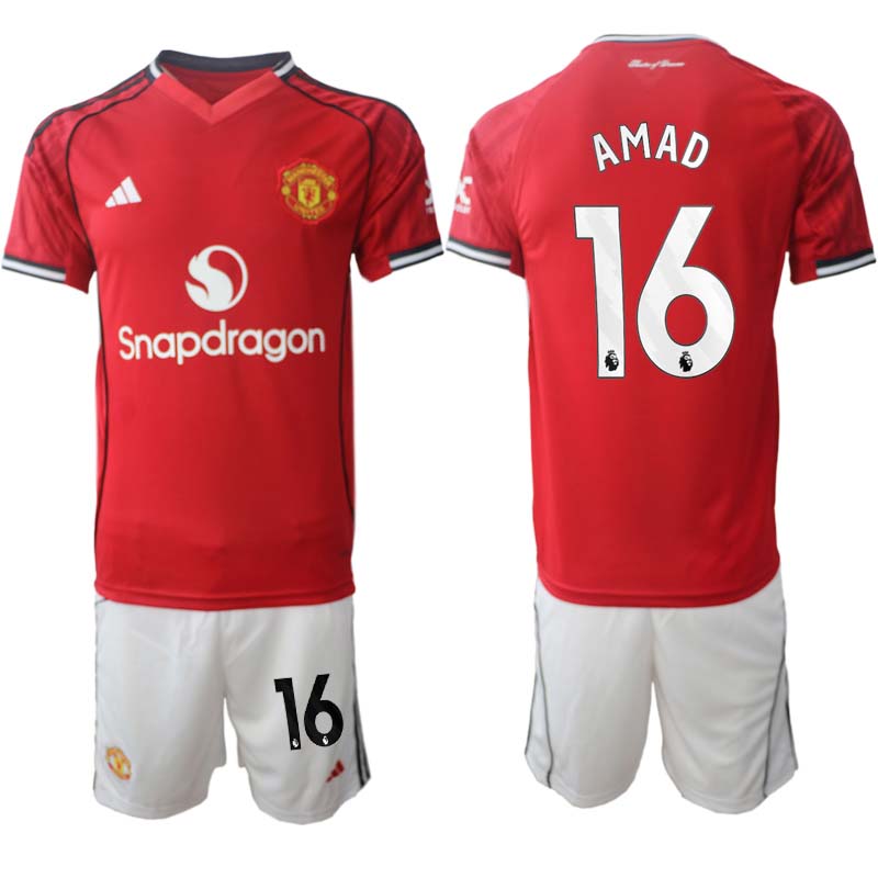 Fotbollskläder Herr Manchester United Hemmaställ 2025/26 Fotbollsställ Amad Diallo 16