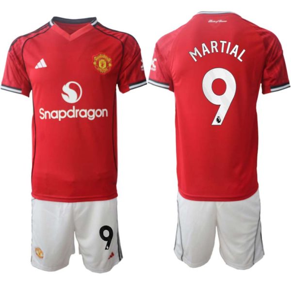 Matchställ Fotboll Herr Manchester United Hemmaställ 2025/26 Anthony Martial 9