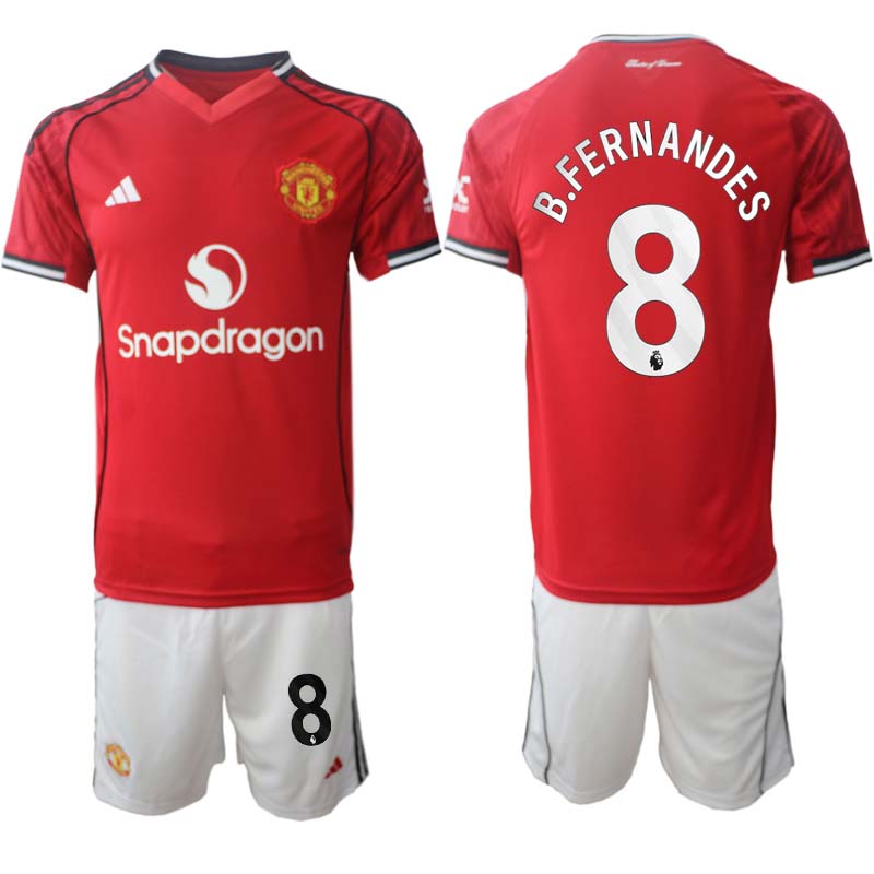 Billiga Fotbollströjor Manchester United Hemmaställ 2025/26 Bruno Fernandes 8
