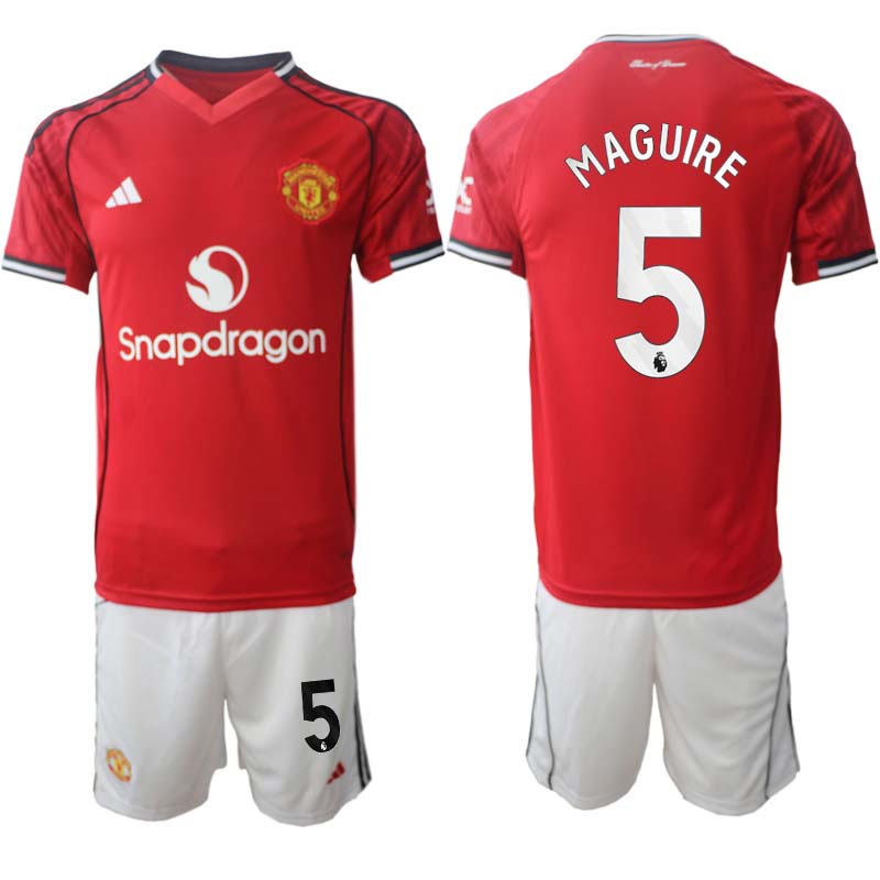 Fotbollskläder Herr Manchester United Hemmaställ 2025/26 Harry Maguire 5