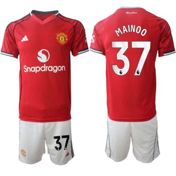 Billiga Fotbollströjor Manchester United Hemmaställ 2025/26 Set Kobbie Mainoo 37