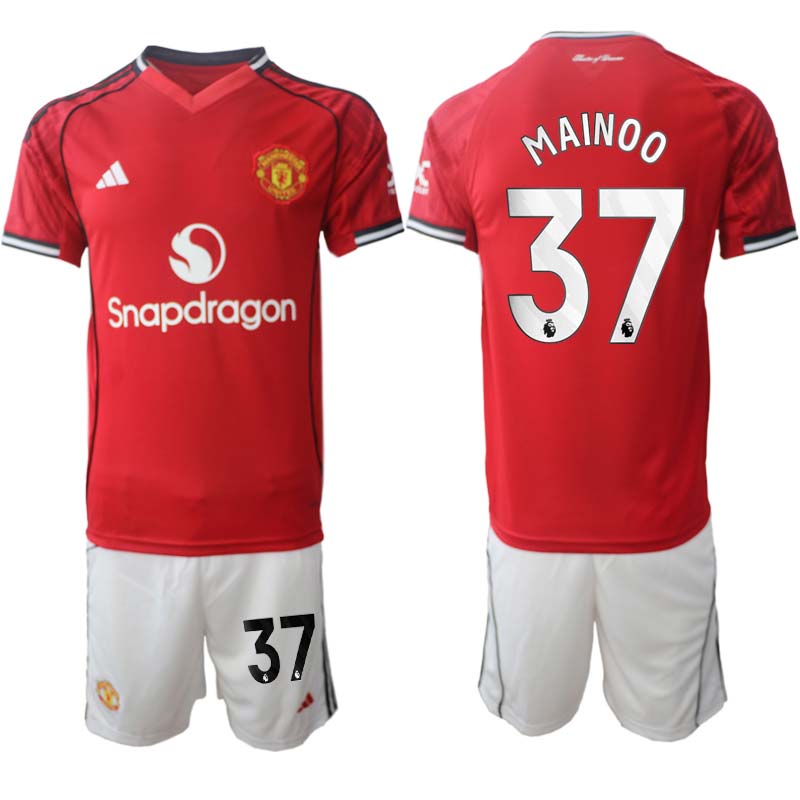 Billiga Fotbollströjor Manchester United Hemmaställ 2025/26 Set Kobbie Mainoo 37