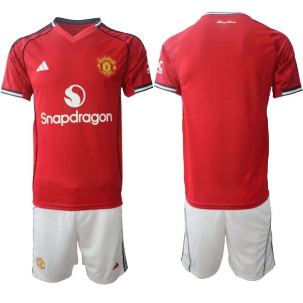Matchställ Fotboll Manchester United Hemmaställ 2025/26 Kortärmad shorts