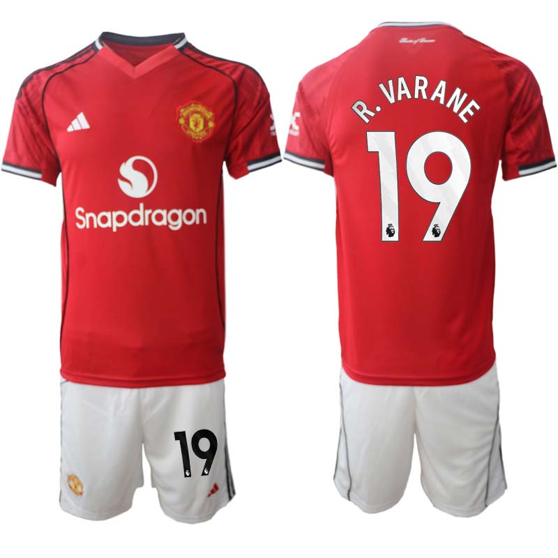 Matchställ Fotboll Herr Manchester United Hemmaställ 2025/26 Raphael Varane 19