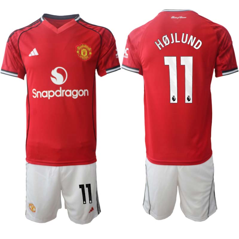 Fotbollströjor Billigt Herr Manchester United Hemmaställ 2025/26 Rasmus Højlund 11