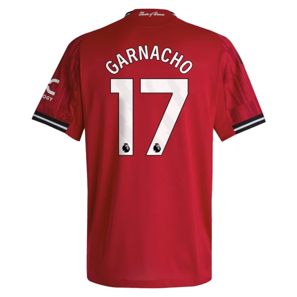 Matchtröjor Fotboll Manchester United Hemmatröja 2025/26 Alejandro Garnacho 17