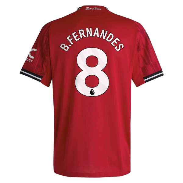 Billiga Fotbollströjor Herr Manchester United Hemmatröja 2025/26 Bruno Fernandes 8