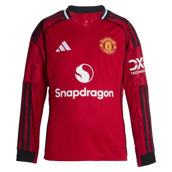 Billiga Fotbollströja Manchester United Hemmatröja 2025/26 Långärmad