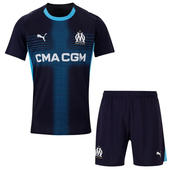 Fotbollströjor Billigt Barn Olympique de Marseille Bortatröja 2025/26 Fotbollsställ
