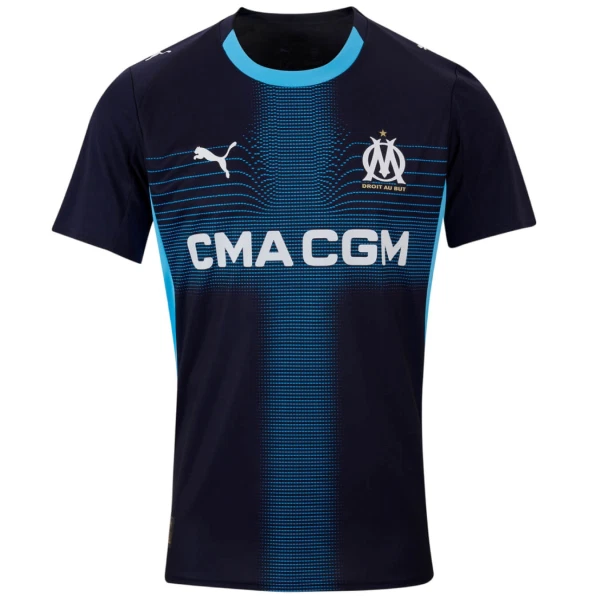 Fotbollströjor Billigt Herr Olympique de Marseille Bortatröja 2025/26 Kortärmad