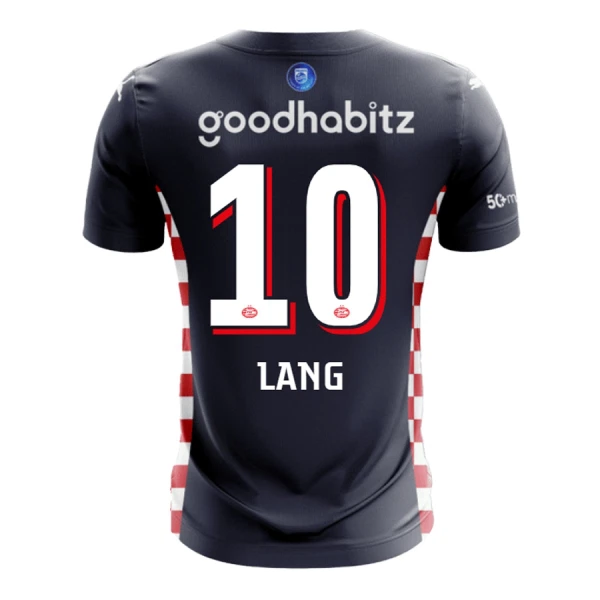 Billiga Fotbollströjor PSV Eindhoven Bortatröja 2025/26 Noa Lang 10
