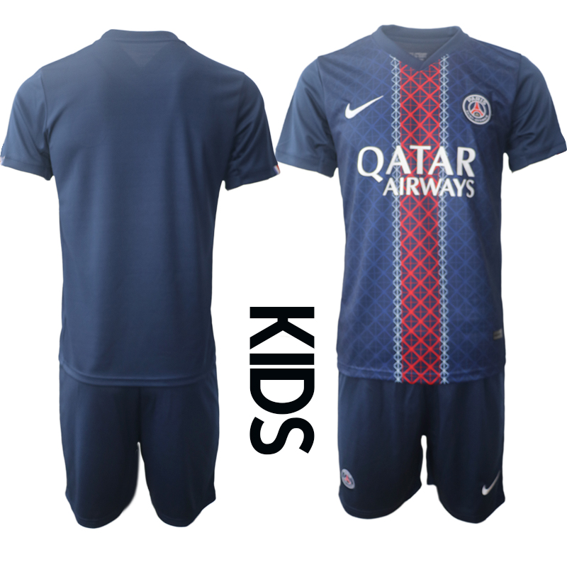 Billiga Fotbollströjor Barn Paris Saint-Germain Hemmaställ 2025/26 Fotbollsställ