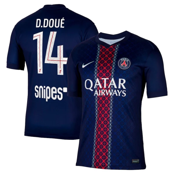 Fotbollströjor Billigt Paris Saint-Germain Hemmatröja 2025/26 Désiré Doué 14