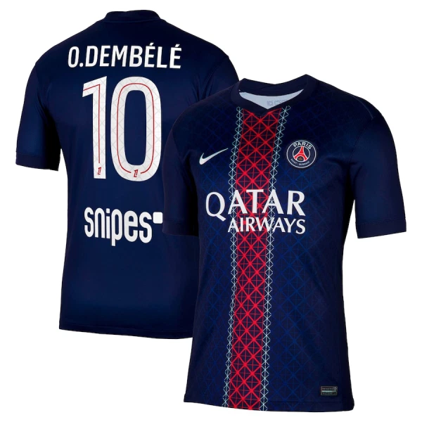 Billiga Fotbollströjor Paris Saint-Germain Hemmatröja 2025/26 Ousmane Dembele 10