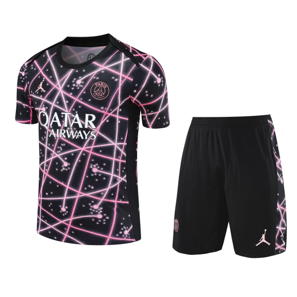 Paris Saint-Germain Pre Match Träningströja 2025/26 Barn Kortärmad Fotbollsställ
