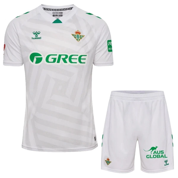 Billiga Fotbollströjor Barn Real Betis Målvaktströja 2025/26 Vit/Grön