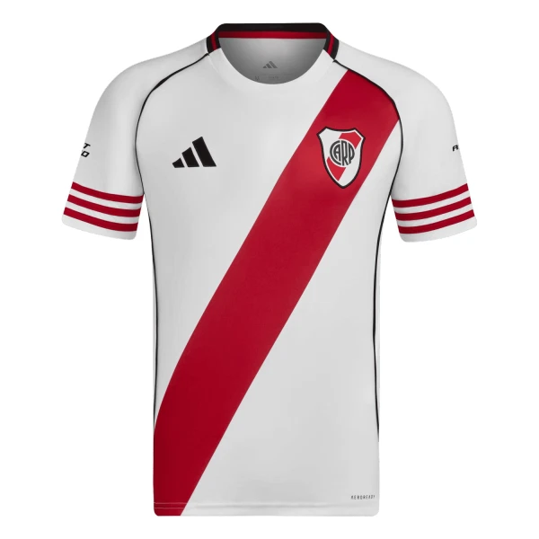 Billiga Fotbollströja Herr River Plate Hemmatröja 2025/26 Kortärmad