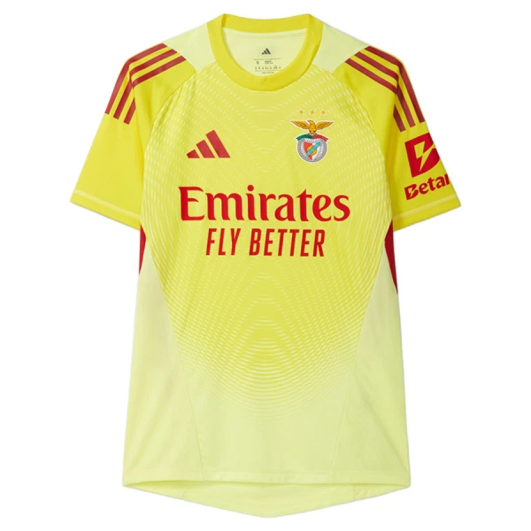 Billiga Fotbollströjor Herr SL Benfica Målvaktströja Gul 2025/26 Kortärmad