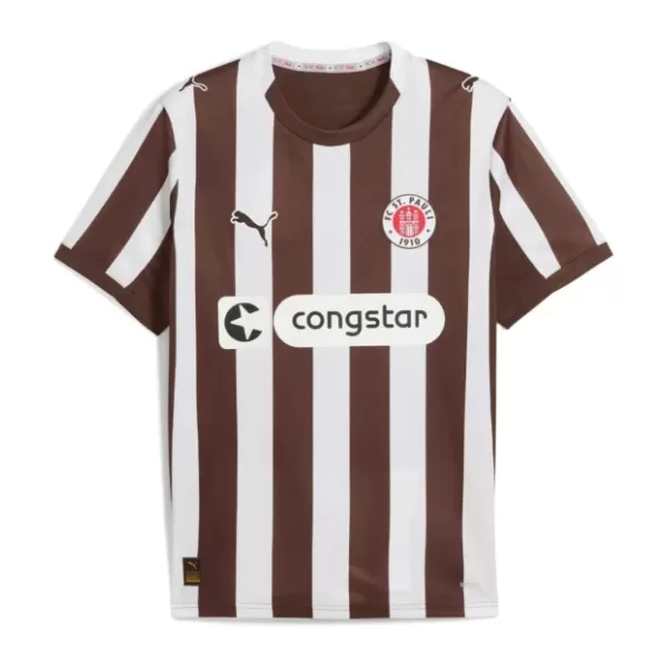 Billiga Fotbollströjor Herr St. Pauli Hemmatröja 2025/26 Kortärmad