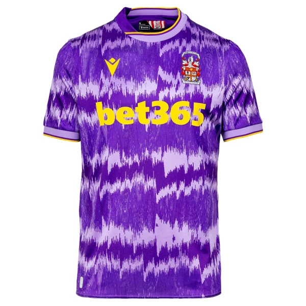Billiga Fotbollströjor Herr Stoke City FC Bortatröja 2025/26 Kortärmad