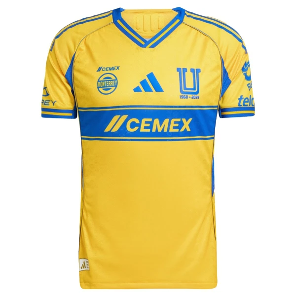 Billiga Fotbollströjor Herr Tigres UANL Hemmatröja 2025/26 Kortärmad