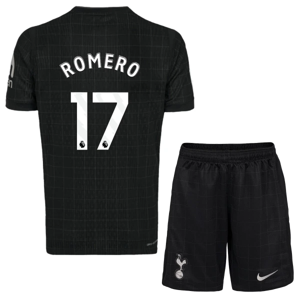 Fotbollskläder Barn Tottenham Hotspur Bortatröja 2025/26 Cristian Romero 17