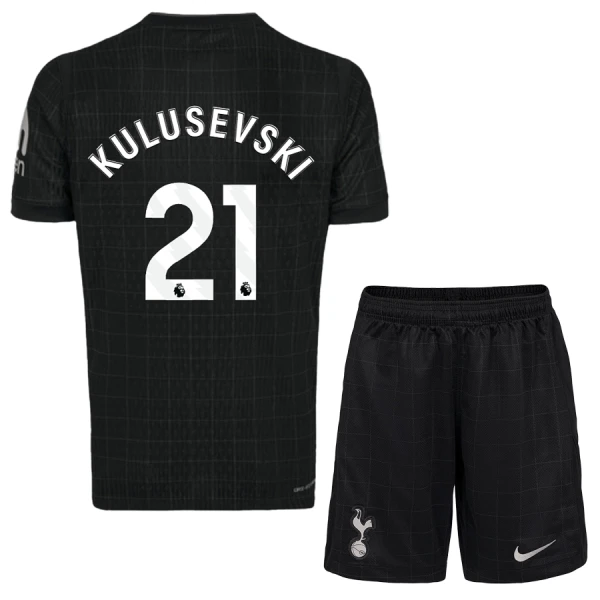 Billiga Fotbollströja Barn Tottenham Hotspur Bortatröja 2025/26 Dejan Kulusevski 21