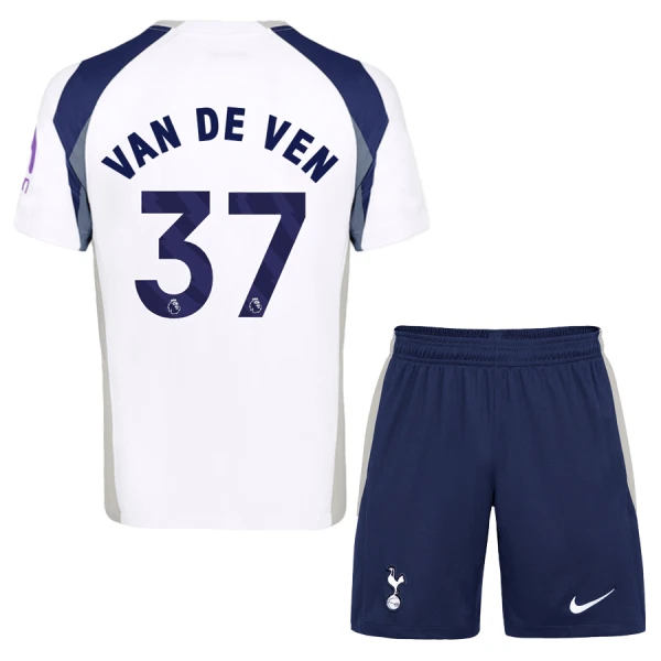 Billiga Fotbollströjor Barn Tottenham Hotspur Hemmatröja 2025/26 Fotbollsställ Micky van de Ven 37