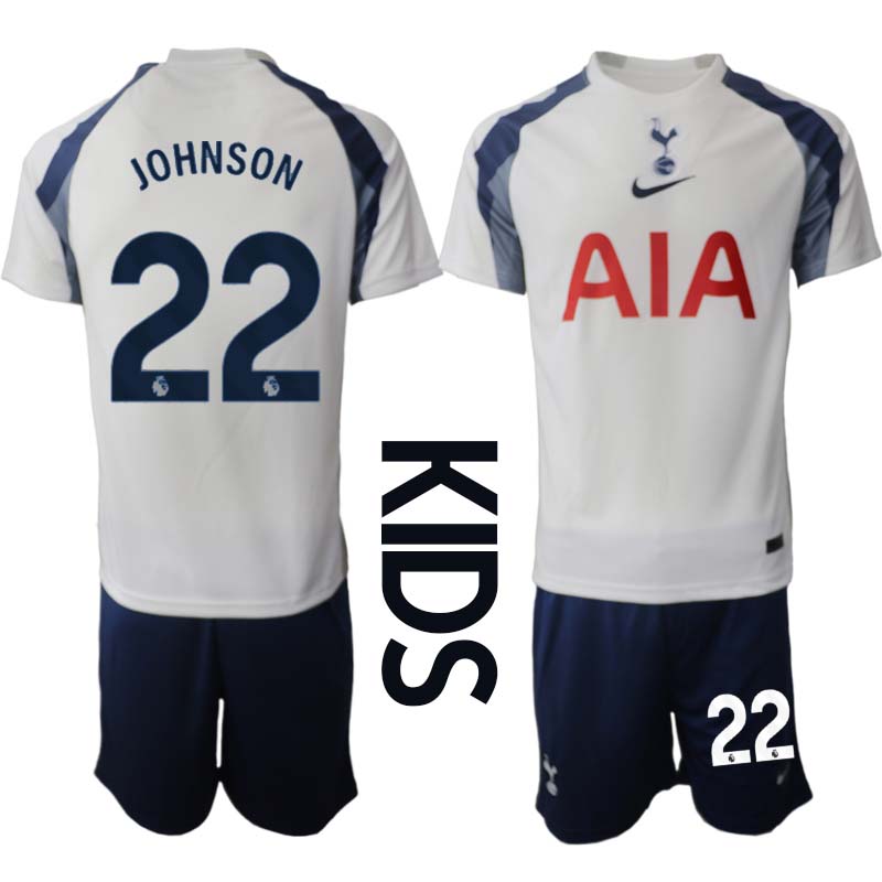 Billiga Fotbollströjor Barn Tottenham Hotspur Hemmaställ 2025/26 set Brennan Johnson 22