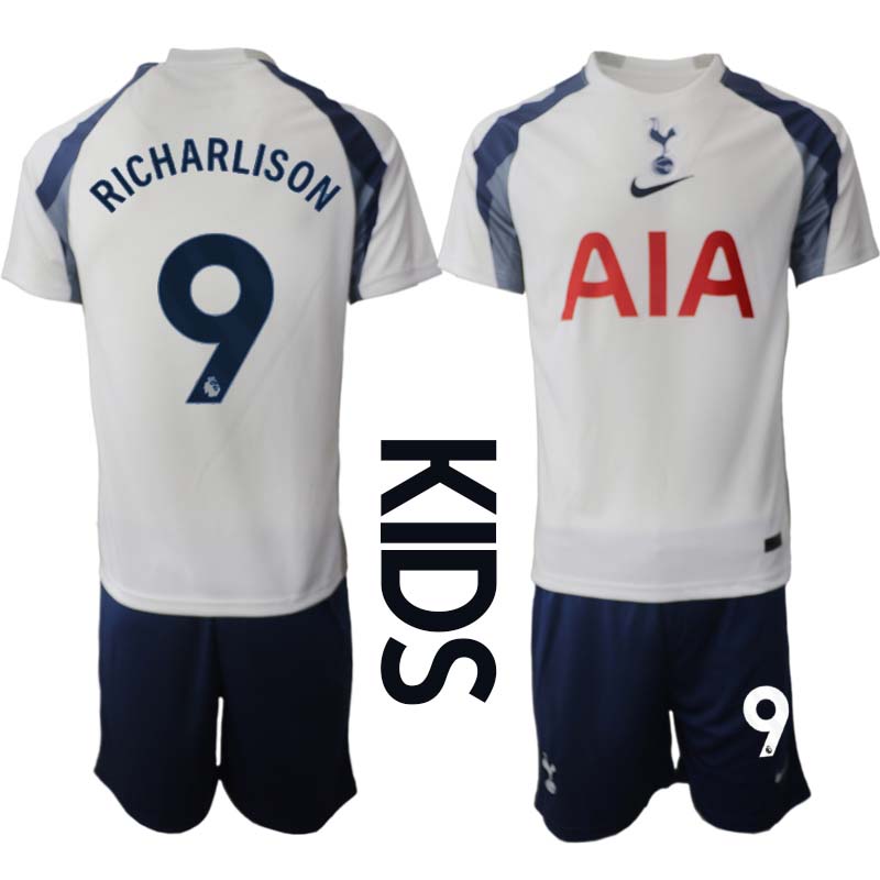 Billiga Fotbollströjor Barn Tottenham Hotspur Hemmaställ 2025/26 set Richarlison 9