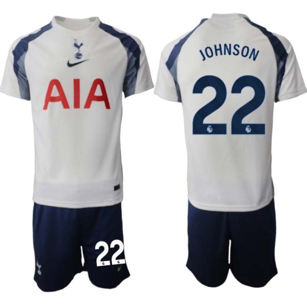Billiga Fotbollströjor Tottenham Hotspur Hemmaställ 2025/26 set Brennan Johnson 22